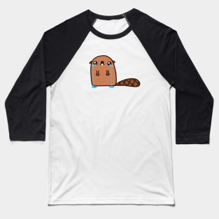 Sad beaver Baseball T-Shirt